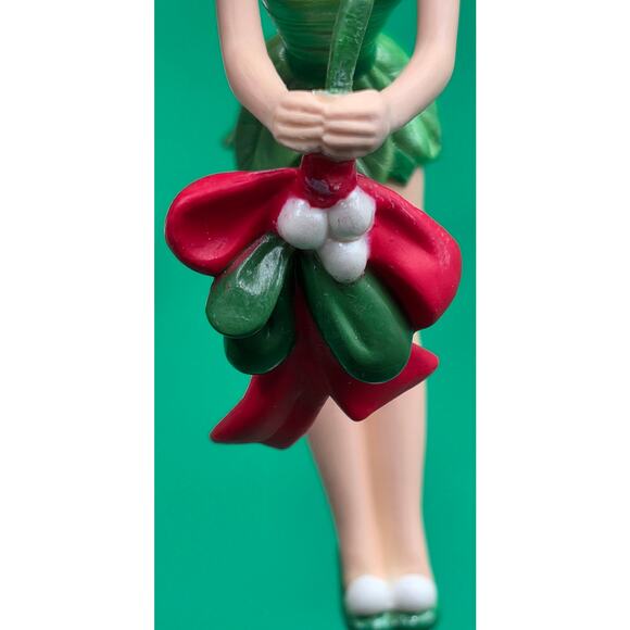 Hallmark 2014 Disney Playful Pixie Tinkerbell Ornament Keepsake Peter Pan Tink - Picture 8 of 9